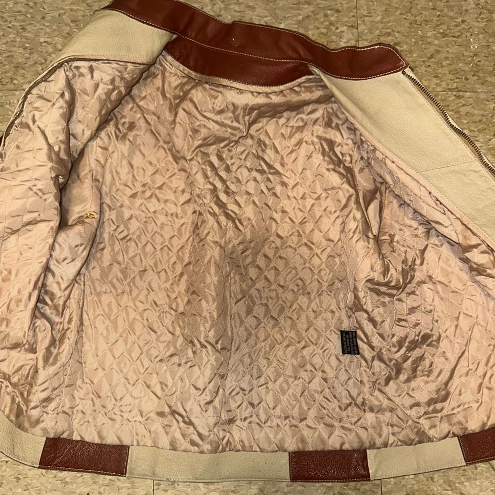 Patchwork Leather Jacket - Picture 6 of 13